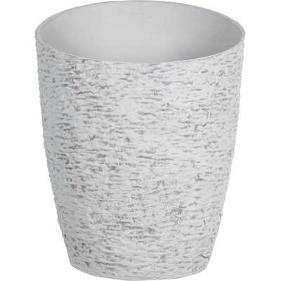 BELIANI Maceta Alta De Mezcla De Piedra Tiesto De Jardín Interior Exterior 44 X 58 Cm Gris Naxos BELIANI Maceta Alta De Mezcla De Piedra Tiesto De Jardín Interior Exterior 44 X 58 Cm Gris Naxos