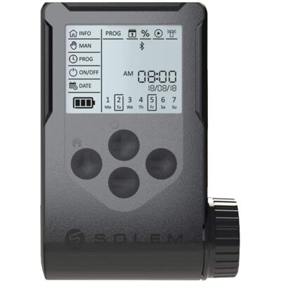Solem - Temporizador De Riego Con Batería Bluetooth De 4 Estaciones - Woobee-4 Solem - Temporizador De Riego Con Batería Bluetooth De 4 Estaciones - Woobee-4