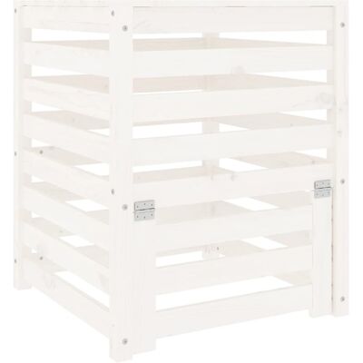 VADAXL Vidaxl Compostador De Madera Maciza De Pino Blanco 63,5x63,5x77,5 Cm VADAXL Vidaxl Compostador De Madera Maciza De Pino Blanco 63,5x63,5x77,5 Cm