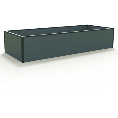 Cama de jardín elevada de aluminio GFP - 1.95m Antracita Cama de jardín elevada de aluminio GFP - 1.95m Antracita
