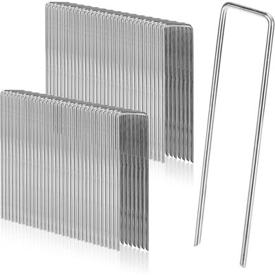 OEM Clavos De Fijación Para Geotextil - Acero Antióxido - Ajustable Hasta 40 Mm - 200 X 2,5 Mm - Para Telas Antihierbas Y Proyectos De Jardinería - 50 Unidades OEM Clavos De Fijación Para Geotextil - Acero Antióxido - Ajustable Hasta 40 Mm - 200 X 2,5 Mm - Para Telas Antihierbas Y Proyectos De Jardinería - 50 Unidades