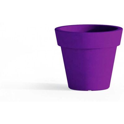 Idralite Gemma Maceta de resina violeta - Decoración de jardín 80cm Idralite Gemma Maceta de resina violeta - Decoración de jardín 80cm