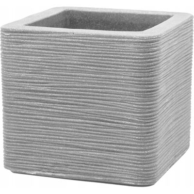 SHUMEE Maceta De Plástico Gris Para Patio, 38,5 Cm X 38,5 X 33 Cm, 1 Unidad. SHUMEE Maceta De Plástico Gris Para Patio, 38,5 Cm X 38,5 X 33 Cm, 1 Unidad.