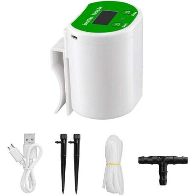 OEM Sistema De Riego Automático, Dispositivo De Riego Programado, Jardín, Patio, Kit De Riego Por Goteo Para Plantas En Maceta, Riego Para Vacaciones (para 2 Plantas En Maceta) OEM Sistema De Riego Automático, Dispositivo De Riego Programado, Jardín, Patio, Kit De Riego Por Goteo Para Plantas En Maceta, Riego Para Vacaciones (para 2 Plantas En Maceta)