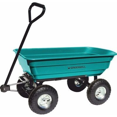 Greenmill GR9380 - Carretilla de jardín 75L y ruedas de 10 pulgadas Greenmill GR9380 - Carretilla de jardín 75L y ruedas de 10 pulgadas