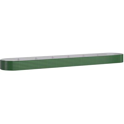 HELLOSHOP26 Jardinera Bancal Elevado Plantas Flores Terraza Jardín De Jardín Acero Con Recubrimiento En Polvo 544 X 100 X 36cm Verde 020039674 HELLOSHOP26 Jardinera Bancal Elevado Plantas Flores Terraza Jardín De Jardín Acero Con Recubrimiento En Polvo 544 X 100 X 36cm Verde 020039674