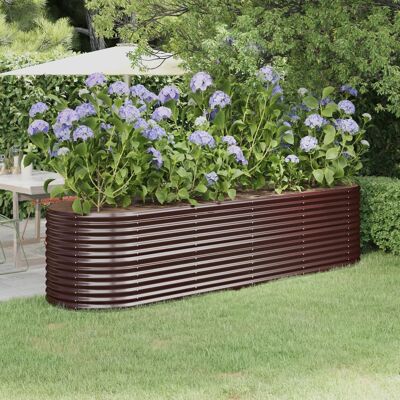 jardineras de acero marrón vidaXL - Tipo de jardín jardineras de acero marrón vidaXL - Tipo de jardín