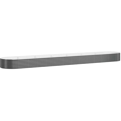 Jardinera vidaXL 544x100x36 cm Antracita - Maceta de Jardín Jardinera vidaXL 544x100x36 cm Antracita - Maceta de Jardín