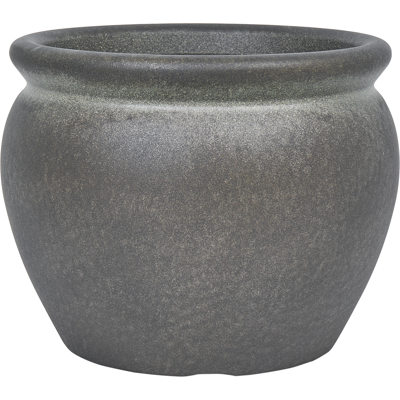BELIANI Maceta Alta De Poliresina Tiesto De Jardín Interior Exterior 45 X 38 Cm Verde Oscuro Macedon BELIANI Maceta Alta De Poliresina Tiesto De Jardín Interior Exterior 45 X 38 Cm Verde Oscuro Macedon