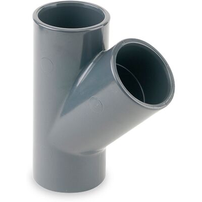 Hidroten - Te 45º Pvc Presion Encolar 200 Hidroten - Te 45º Pvc Presion Encolar 200