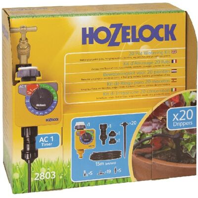 Hozelock kit de irrigación por goteo de 15m - Sistema de riego Hozelock kit de irrigación por goteo de 15m - Sistema de riego