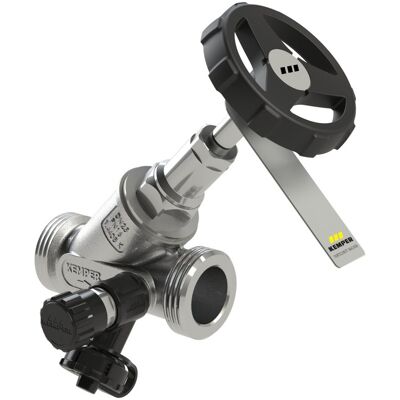 Kemper Niro Válvula De Corte De Paso Recto, Con Válvula De Vaciado, Rosca Macho, Figura 073 1g, Dn 25, 0731g02500 Kemper Niro Válvula De Corte De Paso Recto, Con Válvula De Vaciado, Rosca Macho, Figura 073 1g, Dn 25, 0731g02500