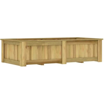 vidaXL Cama Alta 196x100x50cm Madera de Pino - Jardinera Elevada vidaXL Cama Alta 196x100x50cm Madera de Pino - Jardinera Elevada