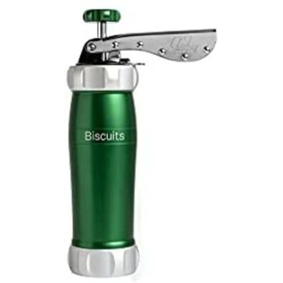 Sparabiscotti, Jeringa Para Postres, Máquina Para Galletas Caseras, Accesorio De Pastelería, De Aluminio Anodizado, Tamaño De Galleta Ajustable, Incluye 20 Boquillas. Color: Verde. - Marcato Sparabiscotti, Jeringa Para Postres, Máquina Para Galletas Caseras, Accesorio De Pastelería, De Aluminio Anodizado, Tamaño De Galleta Ajustable, Incluye 20 Boquillas. Color: Verde. - Marcato