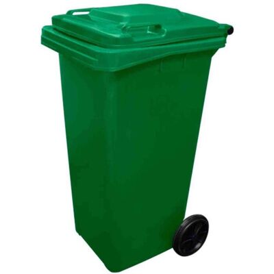 Jardin202 - Contenedor Reciclables 240L - Verde - Waste Bin Jardin202 - Contenedor Reciclables 240L - Verde - Waste Bin