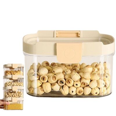 OEM Bote De Despensa, Tarro Hermético, Botes Con Tapa De Silicona, Tarro Con Apertura De Silicona Para Arroz, Té Y Especias OEM Bote De Despensa, Tarro Hermético, Botes Con Tapa De Silicona, Tarro Con Apertura De Silicona Para Arroz, Té Y Especias