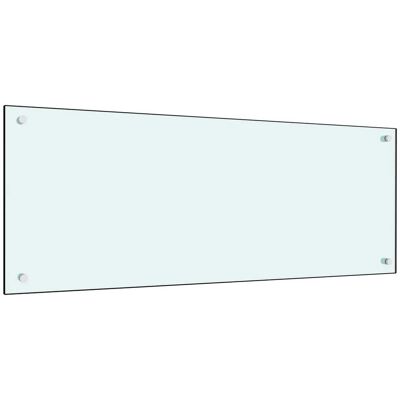 HELLOSHOP26 Salpicadero De Cocina Moderno Protección Contra Salpicaduras 100 X 40 Cm De Vidrio Templado Blanco 020046325 HELLOSHOP26 Salpicadero De Cocina Moderno Protección Contra Salpicaduras 100 X 40 Cm De Vidrio Templado Blanco 020046325