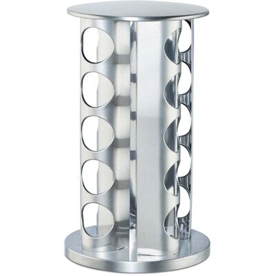 HELLOSHOP26 Carrusel De Especias Giratorio De Cocina 20 Tarros En Acero Inoxidable Mate 130006439 HELLOSHOP26 Carrusel De Especias Giratorio De Cocina 20 Tarros En Acero Inoxidable Mate 130006439