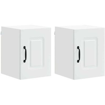 HELLOSHOP26 Lote De 2 Armarios De Cocina Modernos Almacenamiento Práctico 30 X 31 X 40 Cm De Madera Noble De Ingeniería Blanco 020053534 HELLOSHOP26 Lote De 2 Armarios De Cocina Modernos Almacenamiento Práctico 30 X 31 X 40 Cm De Madera Noble De Ingeniería Blanco 020053534