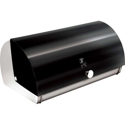 Berlinger Haus Carbon Pro Caja De Pan Plateada Y Negra Berlinger Haus Carbon Pro Caja De Pan Plateada Y Negra