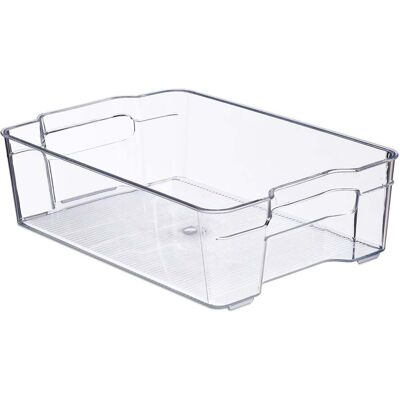 HELLOSHOP26 Caja De Almacenamiento Transparente Para Cocina 9 X 21,5 X 32 Cm Para Frutas, Verduras, Especias De Plástico Transparente 130010171 HELLOSHOP26 Caja De Almacenamiento Transparente Para Cocina 9 X 21,5 X 32 Cm Para Frutas, Verduras, Especias De Plástico Transparente 130010171