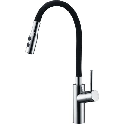 Materialbaño RDM001/NQ Grifo de cocina flexible - Serie Tokyo - Níquel Cepillado Materialbaño RDM001/NQ Grifo de cocina flexible - Serie Tokyo - Níquel Cepillado