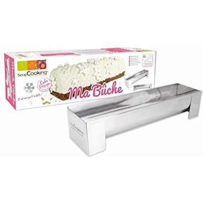Apc Molde Inox Tronco 30 X 8,2 Cm Scrapcooking Apc Molde Inox Tronco 30 X 8,2 Cm Scrapcooking