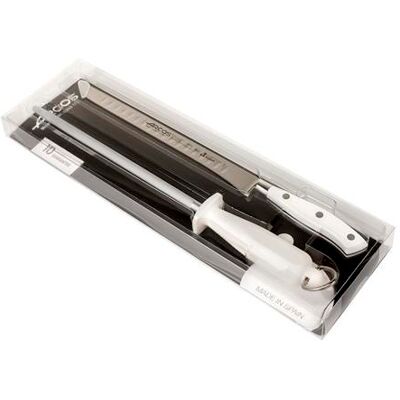 Set Cuchillo Arcos Jamonero + Chaira Serie Riviera 852000 Set Cuchillo Arcos Jamonero + Chaira Serie Riviera 852000