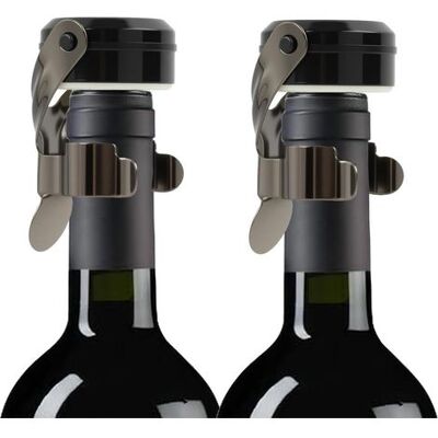 OEM 2pcs Bouchon Champagne Et Bouchon Bouteille,bouchon À Champagne En Acier Inoxydable,bouchons Réutilisables Avec Joint En Silicone Anti-fuite,bottle Stopper,pour Garder Le Champagne Frais OEM 2pcs Bouchon Champagne Et Bouchon Bouteille,bouchon À Champagne En Acier Inoxydable,bouchons Réutilisables Avec Joint En Silicone Anti-fuite,bottle Stopper,pour Garder Le Champagne Frais