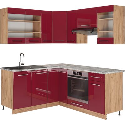 Vicco - Fame-Line - Burdeos brillo - 160x190 cm - Kitchen Vicco - Fame-Line - Burdeos brillo - 160x190 cm - Kitchen