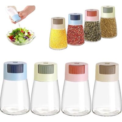 OEM 4 Saleros Y Pimenteros, Salero De 180 Ml Con Tapa, Botes Dosificadores Precisos Para Sal, Pimienta Y Especias, Para La Cocina O Un Restaurante OEM 4 Saleros Y Pimenteros, Salero De 180 Ml Con Tapa, Botes Dosificadores Precisos Para Sal, Pimienta Y Especias, Para La Cocina O Un Restaurante