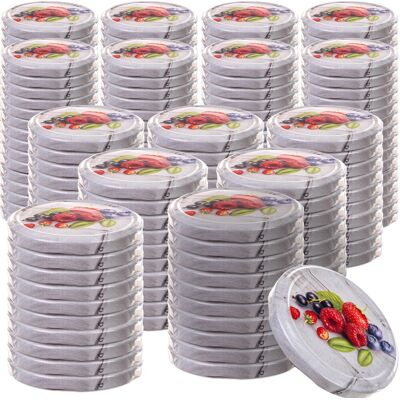 Kadax - Fi82 - 82 mm - Hojalata con junta de silicona - Tapa para conservas Kadax - Fi82 - 82 mm - Hojalata con junta de silicona - Tapa para conservas