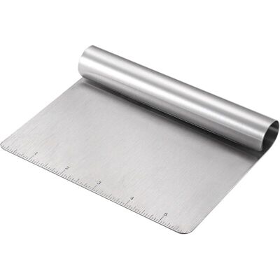 OEM Raspador De Masa De Acero Inoxidable Graduado, Raspador Para Pan, Pizza Y Galletas, Herramienta De Repostería Precisa Y Duradera - Crezuo OEM Raspador De Masa De Acero Inoxidable Graduado, Raspador Para Pan, Pizza Y Galletas, Herramienta De Repostería Precisa Y Duradera - Crezuo