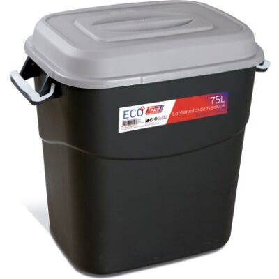 INDUSTRIAS TAYG Contenedor de 75L con Asas y Tapa - Contenedor INDUSTRIAS TAYG Contenedor de 75L con Asas y Tapa - Contenedor