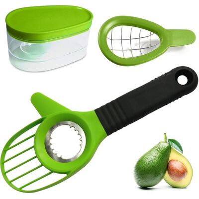 OEM Juego De 3 Utensilios Para Cortar Aguacates: Cortador De Aguacates, Cortador, Cuchillo, Pelador, Todo Lo Que Necesitas Para Los Aguacates OEM Juego De 3 Utensilios Para Cortar Aguacates: Cortador De Aguacates, Cortador, Cuchillo, Pelador, Todo Lo Que Necesitas Para Los Aguacates