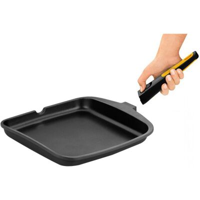 BRA Grill Fast Click Liso De Aluminio Fundido - 28x28 Cm BRA Grill Fast Click Liso De Aluminio Fundido - 28x28 Cm