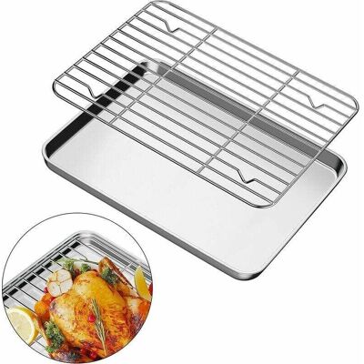 OEM Bandeja De Horno Con Rejilla Bandeja De Horno Rectangular Bandeja De Horno De Acero Inoxidable Perforada 30 X 25 X 2,5 Cm Fácil De Limpiar Apto Para Lavavajillas Apto Para Horno Para Galletas De Pizza OEM Bandeja De Horno Con Rejilla Bandeja De Horno Rectangular Bandeja De Horno De Acero Inoxidable Perforada 30 X 25 X 2,5 Cm Fácil De Limpiar Apto Para Lavavajillas Apto Para Horno Para Galletas De Pizza