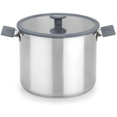 Olla Con Tapa Bra Cristal Steel Gris 22 A703954 Olla Con Tapa Bra Cristal Steel Gris 22 A703954