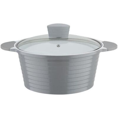 GSW Nella Cazuela de Aluminio - 6.8L - Gris - Apta para inducción GSW Nella Cazuela de Aluminio - 6.8L - Gris - Apta para inducción