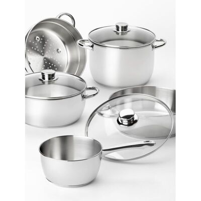 BRA Olla Monix Óptima M453126/ Ø26cm/ 8l/ Acero Inoxidable BRA Olla Monix Óptima M453126/ Ø26cm/ 8l/ Acero Inoxidable