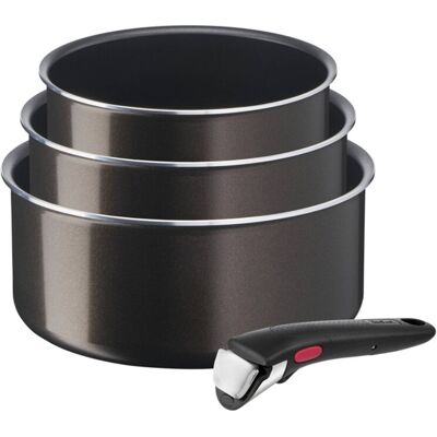 Tefal - Ingenio Unlimited Set De Sartenes + Mango Extraible 169/18/20cm - L1509102 - 3168430327658 Tefal - Ingenio Unlimited Set De Sartenes + Mango Extraible 169/18/20cm - L1509102 - 3168430327658