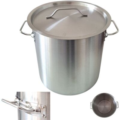 OEM Olla De Acero Inoxidable 30,5 Cm Olla Gastro 22l Con Tapa Met脕lica OEM Olla De Acero Inoxidable 30,5 Cm Olla Gastro 22l Con Tapa Met脕lica