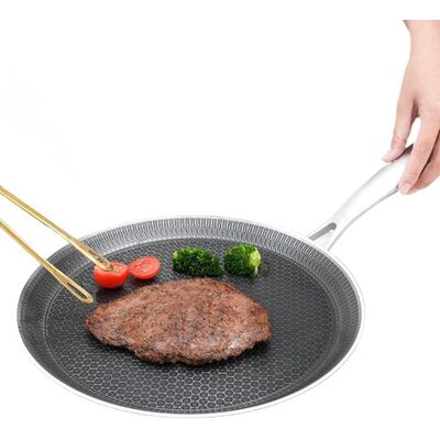 OEM Sartén Plana Para Estufa,parrilla De Cocina De Acero Inoxidable,sartén Antiadherente Para Huevos,para Cocinas Domésticas OEM Sartén Plana Para Estufa,parrilla De Cocina De Acero Inoxidable,sartén Antiadherente Para Huevos,para Cocinas Domésticas