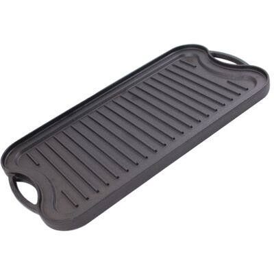 OEM Plancha De Freír Binaural De Estilo Japonés, Plancha De Hierro Fundido Para Filetes, Rectangular, 51 26 Cm OEM Plancha De Freír Binaural De Estilo Japonés, Plancha De Hierro Fundido Para Filetes, Rectangular, 51 26 Cm