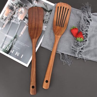 OEM 2 Piezas,336,5 Cm,espátulas De Madera,espátulas Para Wok,utensilios De Cocina,espátula Plana Para Wok Y Tortitas,sartén Antiadherente,marrón OEM 2 Piezas,336,5 Cm,espátulas De Madera,espátulas Para Wok,utensilios De Cocina,espátula Plana Para Wok Y Tortitas,sartén Antiadherente,marrón