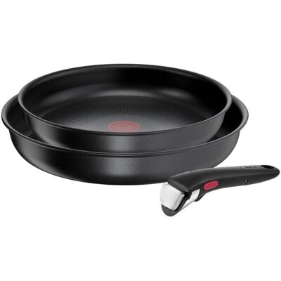 Tefal Ingenio Daily Chef Sartenes Negras 24 Y 28 Cm Tefal Ingenio Daily Chef Sartenes Negras 24 Y 28 Cm