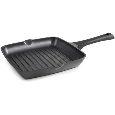 Lacor - Asador Grill Antiadherente Titanium Pro Aluminio 28x28 Cm Grill Cuadrado Antiadherente Lacor - Asador Grill Antiadherente Titanium Pro Aluminio 28x28 Cm Grill Cuadrado Antiadherente