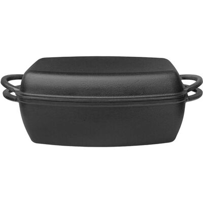 OEM Asador De Hierro Fundido Con Parrilla De 3,8 L Y 31 Cm Krisberg Ks-2570 OEM Asador De Hierro Fundido Con Parrilla De 3,8 L Y 31 Cm Krisberg Ks-2570