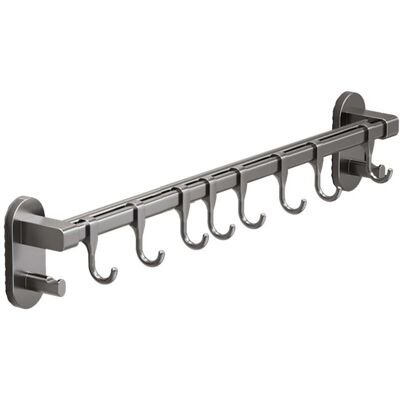 OEM Estante Para Ollas De Pared: Barra De Aluminio Ajustable De 40 Cm (15,7 Pulgadas), Apta Para Utensilios De Cocina, No Requiere Taladrar. OEM Estante Para Ollas De Pared: Barra De Aluminio Ajustable De 40 Cm (15,7 Pulgadas), Apta Para Utensilios De Cocina, No Requiere Taladrar.