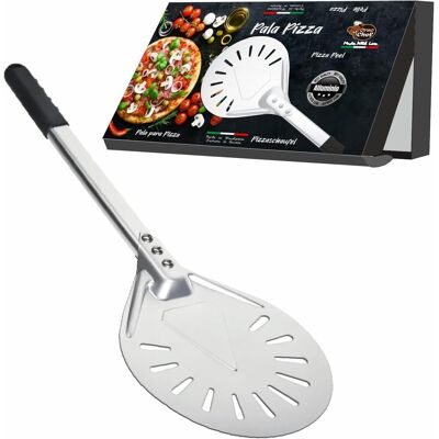 OEM Pala De Aluminio Para Pizza Ø 20 Cm – Ligera, Resistente A Los Arañazos, Ideal Para Cocineros Caseros – Perfecta Para Voltear Y Hornear Pizzas, Pan Y Focaccia – Uso OEM Pala De Aluminio Para Pizza Ø 20 Cm – Ligera, Resistente A Los Arañazos, Ideal Para Cocineros Caseros – Perfecta Para Voltear Y Hornear Pizzas, Pan Y Focaccia – Uso